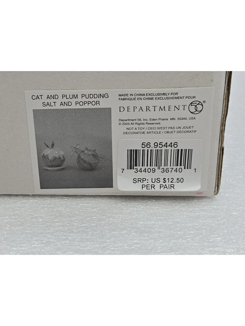 Department 56 new box